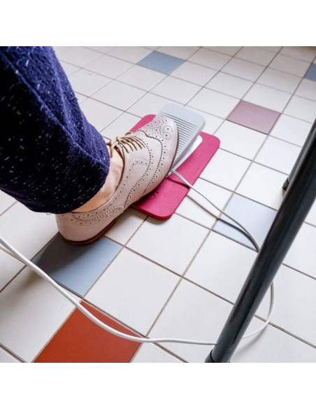 Tapete de pedal para máquina de costura, bordado e overloque