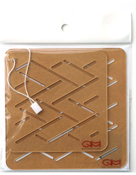 Conjunto de 2 moldes para stencil de sashiko - Higaki