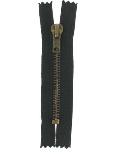 Fecho de correr Especial Jeans - Preto