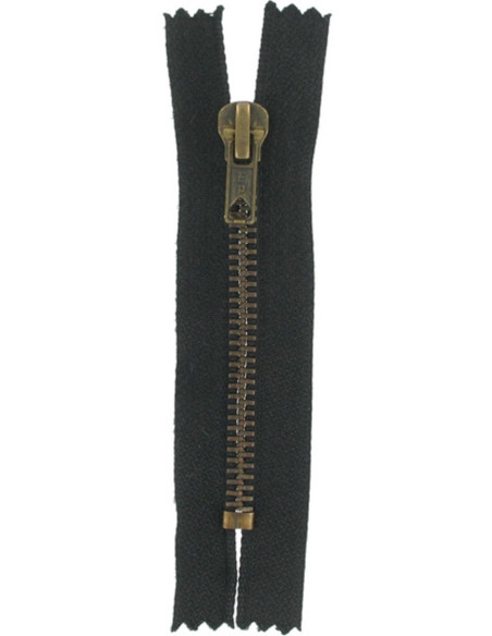 Fecho de correr Especial Jeans - Preto