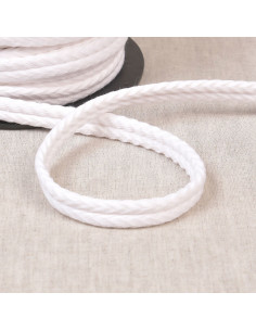 Cordão duplo de viés espinha de peixe - Branco