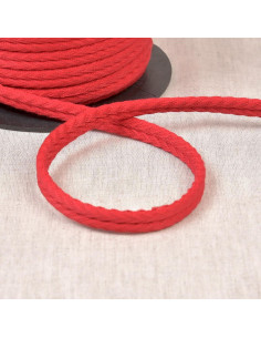 Cordão duplo de viés em espinha - Vermelho