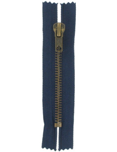 Fecho de correr Especial Jeans - Marinho