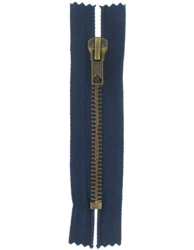 Fecho de correr Especial Jeans - Marinho