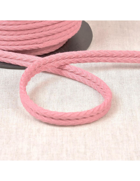 Cordão duplo de viés em espinha - Rosa antigo