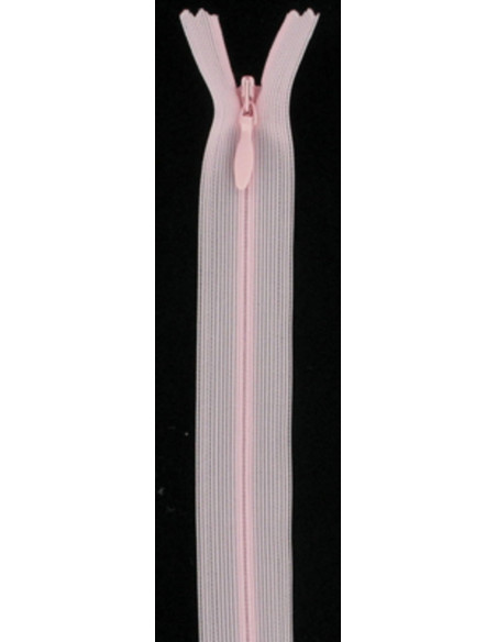 Fecho invisível - Rosa