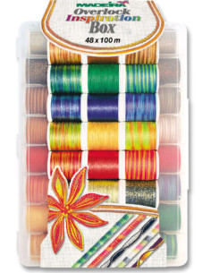 Mala de fios para bordar Deluxe Overlock Inspiration Madeira