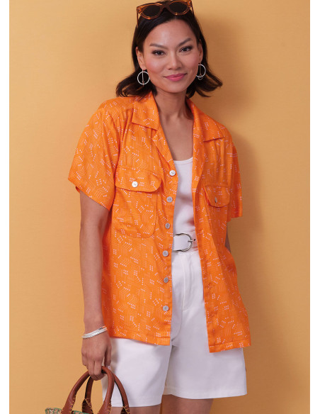 Molde de camisa - Butterick 6984
