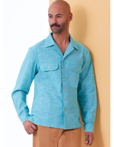 Molde de camisa - Butterick 6984