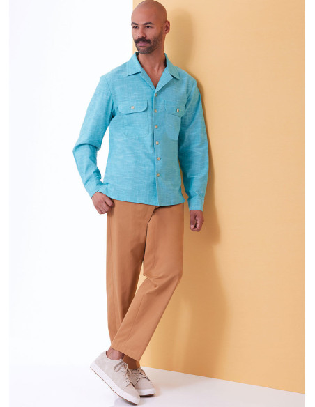 Molde de camisa - Butterick 6984