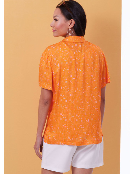 Molde de camisa - Butterick 6984