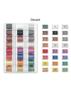 Mala de fios para bordar Deluxe Overlock Inspiration Madeira 2