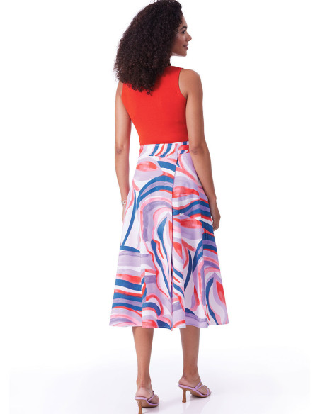 Molde de saia - Butterick 6986
