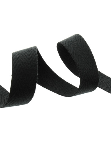 Alça de bolsa em espinha - Preto