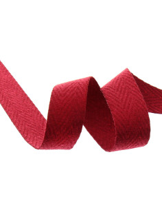 Alça de bolsa em espinha - Vermelho
