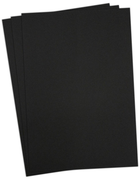 Pacote de 3 folhas de espuma 3D Puffy 2 mm para bordado - Preto
