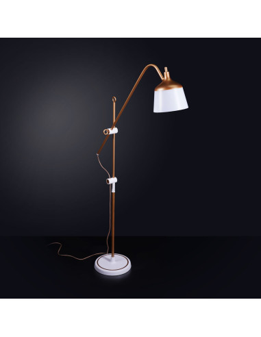 Lâmpada de pé com lupa, bandeja e suporte para telefone Daylight Anita