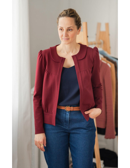 Padrão de colete Gemme - Anna Rose patterns