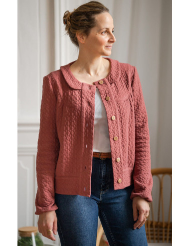 Padrão de colete Gemme - Anna Rose patterns