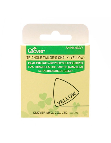 Giz de alfaiate Clover - Amarelo