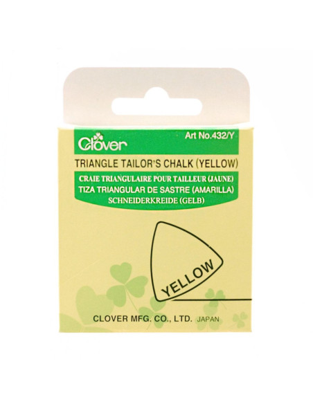 Giz de alfaiate Clover - Amarelo
