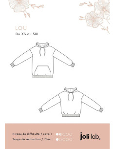 Molde de moletom com capuz Lou - Joli Lab 2