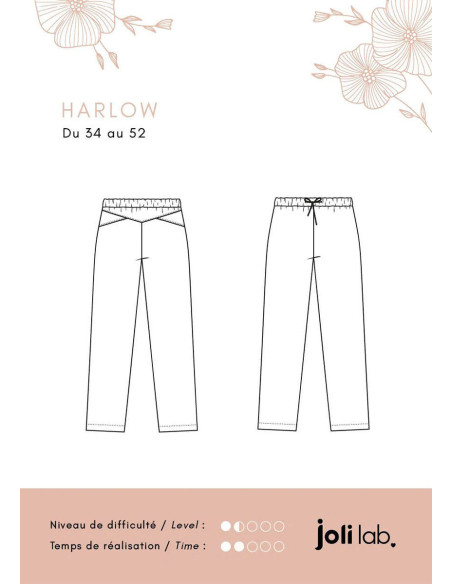 Molde de calça Harlow - Joli Lab