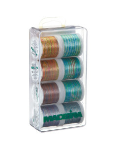 Mini caixa de fios de bordar Polyneon 40 Multicolor Madeira 2