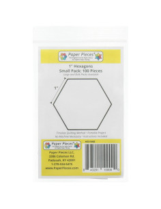Conjunto de 100 hexágonos Paper Pieces 1in