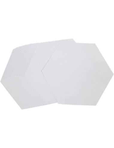Conjunto de 100 hexágonos Paper Pieces 1in