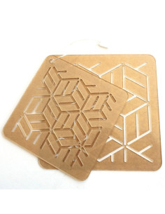 Conjunto de 2 moldes para estêncil de sashiko - Yose-Gi