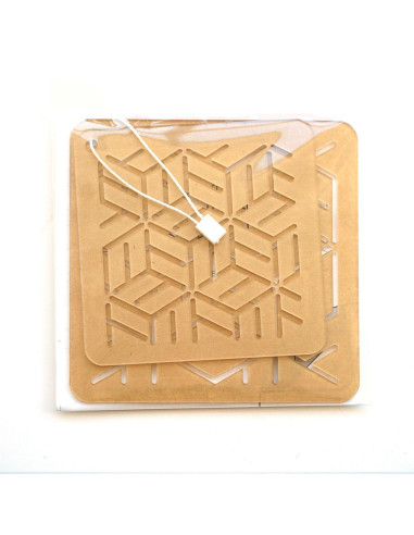 Conjunto de 2 moldes para estêncil de sashiko - Yose-Gi