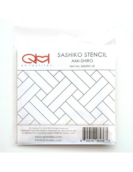 Conjunto de 2 moldes para estêncil sashiko - Ami-Shiro