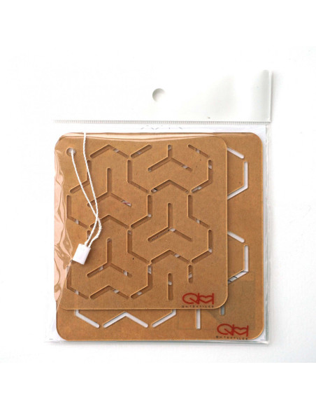 Conjunto de 2 moldes para stencil de sashiko - Bishamon-Kikko