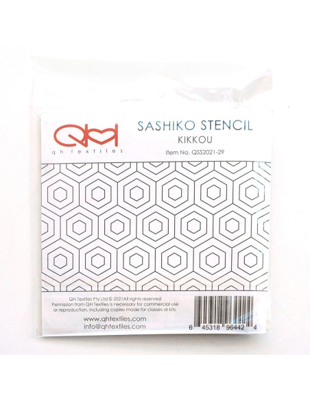 Conjunto de 2 moldes para estêncil de sashiko - Kikkou