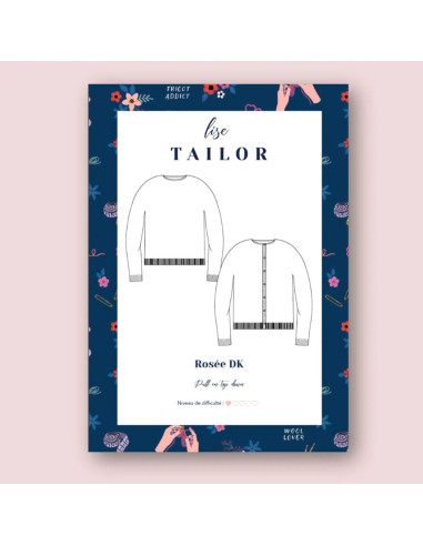 Padrão de tricô - Suéter Rosée DK - Lise Tailor
