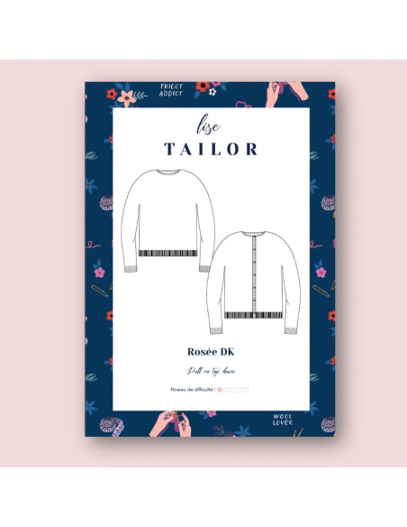 Padrão de tricô - Suéter Rosée DK - Lise Tailor