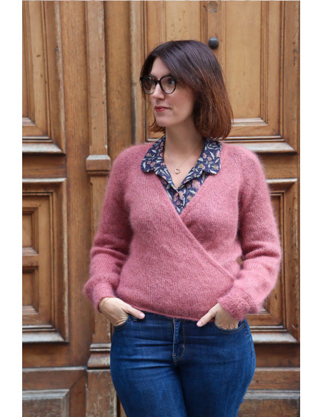 Padrão de tricô - Cache-coeur Naëlle - Lise Tailor