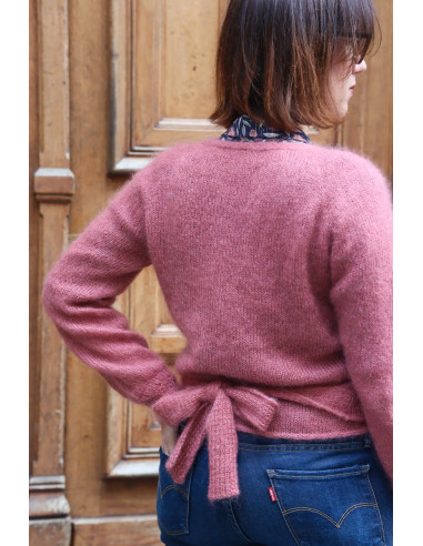 Padrão de tricô - Cache-coeur Naëlle - Lise Tailor