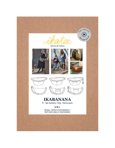 Padrão de bolsa banana Ikabanana - Ikatee