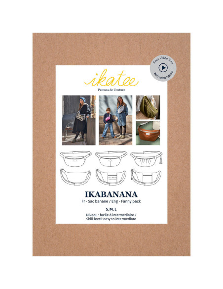 Padrão de bolsa banana Ikabanana - Ikatee