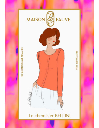 Padrão de blusa Bellini - Maison Fauve
