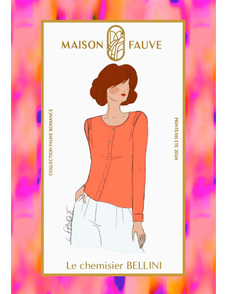 Padrão de blusa Bellini - Maison Fauve