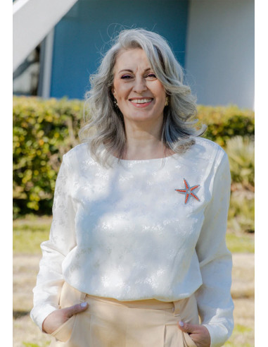 Padrão de blusa Bellini - Maison Fauve