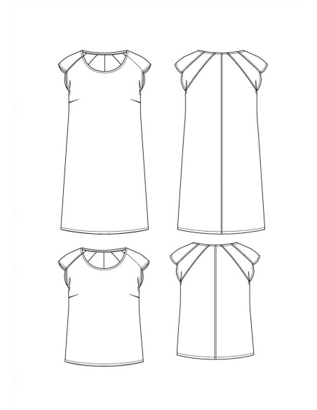Padrão de vestido Daïquiri - Maison Fauve