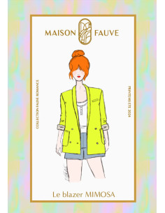 Padrão de blazer Mimosa - Maison Fauve 2