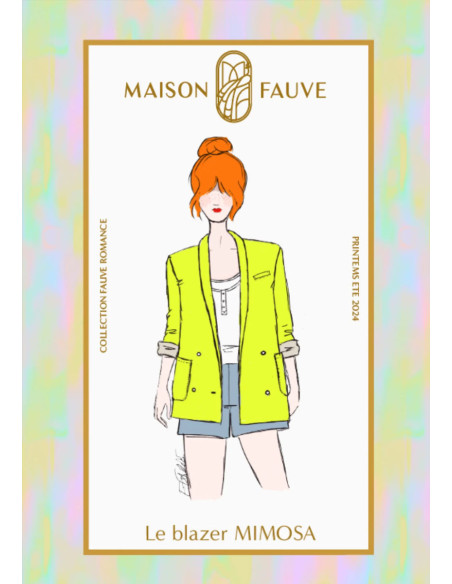Padrão de blazer Mimosa - Maison Fauve