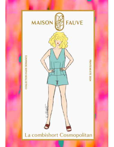 Padrão de macacão Cosmopolitain - Maison Fauve