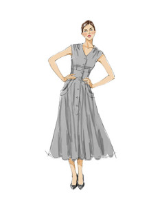 Molde de vestido - Vogue 8577 2
