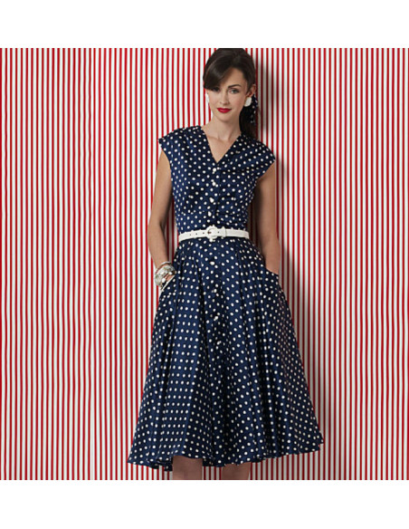 Molde de vestido - Vogue 8577